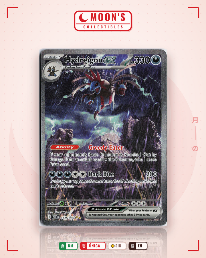 Hydreigon ex · White Flare #169/086 · NM