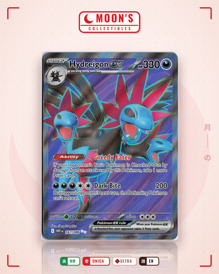 Hydreigon ex · White Flare #161/086 · NM