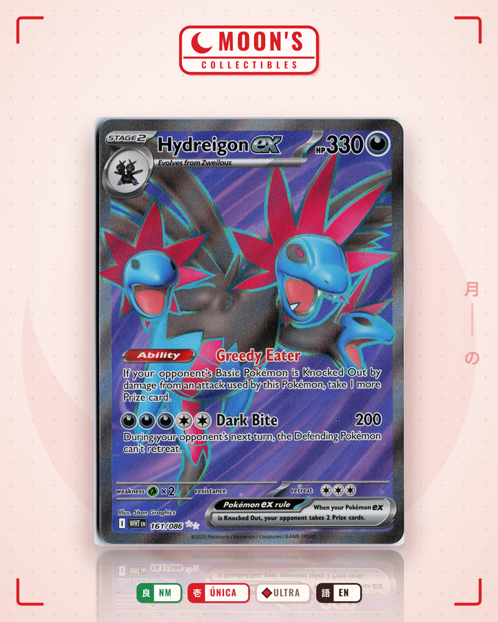 Hydreigon ex · White Flare #161/086 · NM