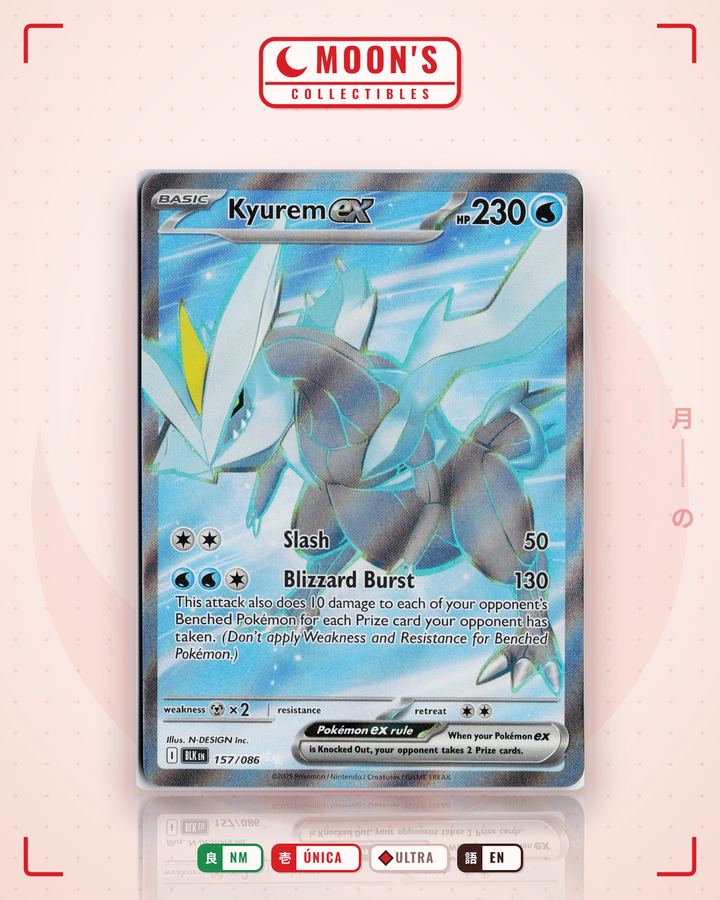 Kyurem ex · Black Bolt #157/086 · NM