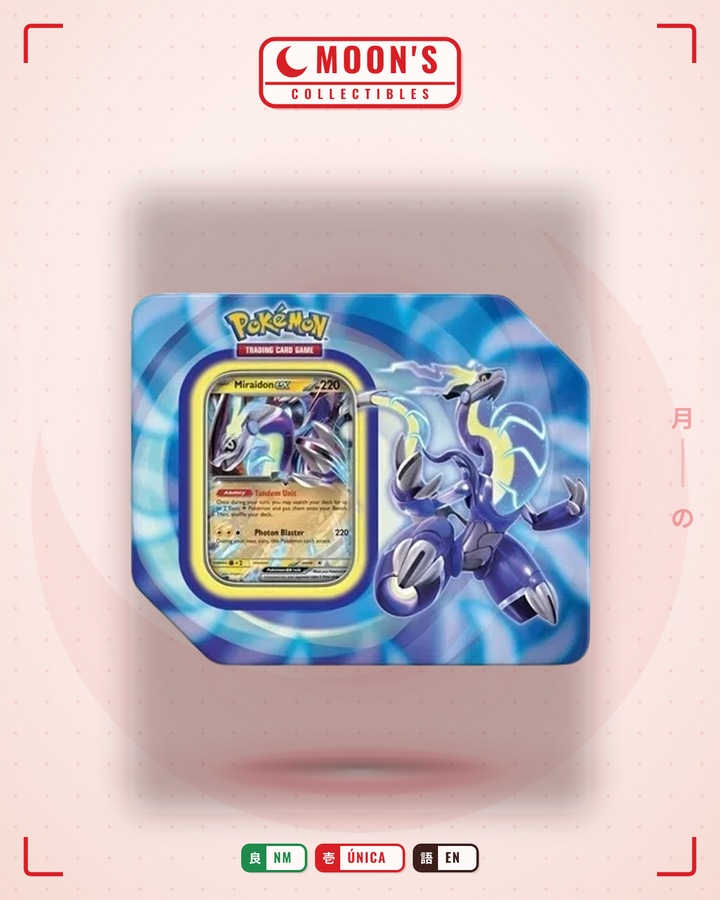 Paldea Legends Tin · Miraidon EX #001 · NM