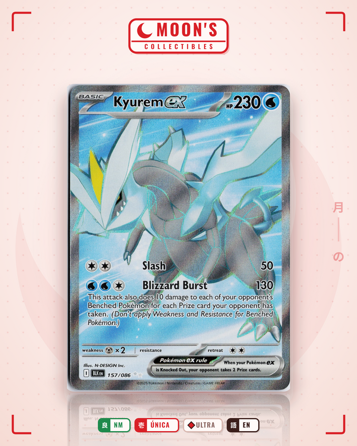 Kyurem ex · Black Bolt #157/086 · NM
