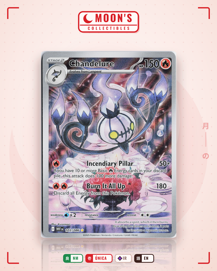 Chandelure · White Flare #103/086 · NM