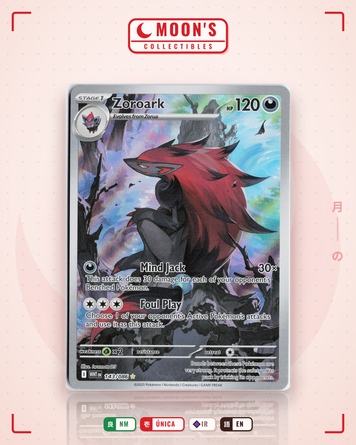 Zoroark · White Flare #143/086 · NM