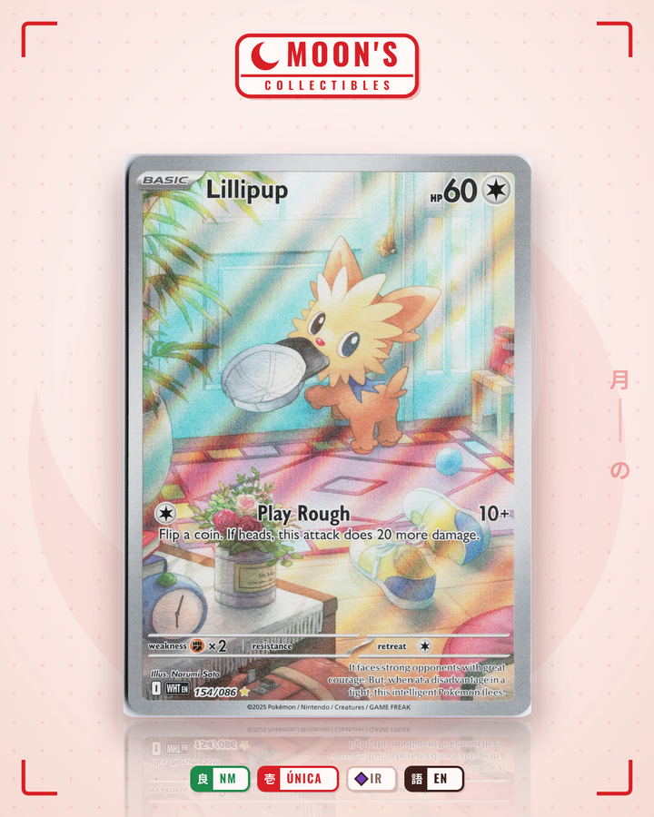 Lillipup · White Flare #154/086 · NM
