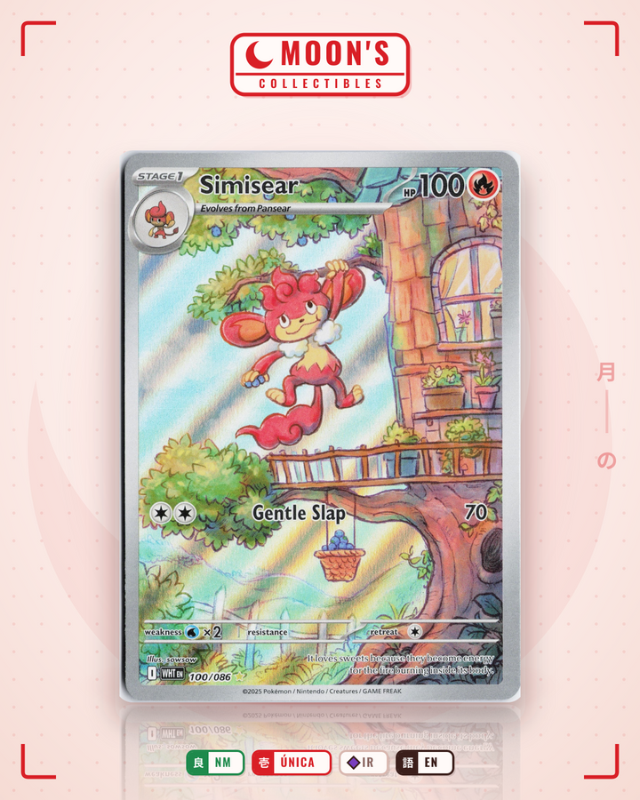 Simisear · White Flare #100/086 · NM