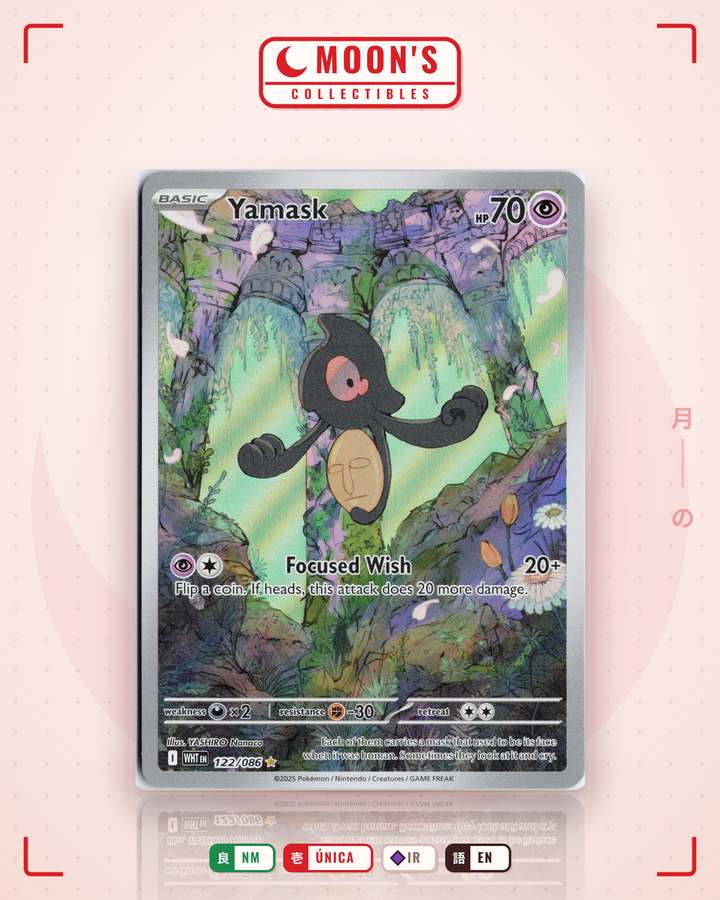 Yamask · White Flare #122/086 · NM