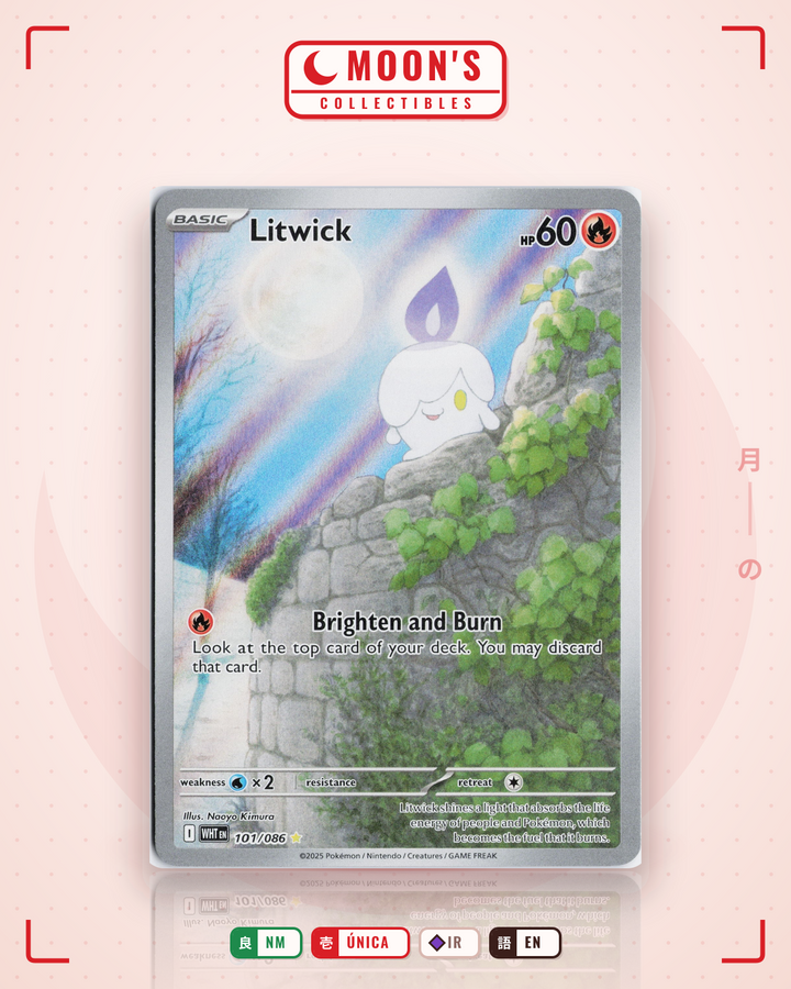 Litwick · White Flare #101/086 · NM
