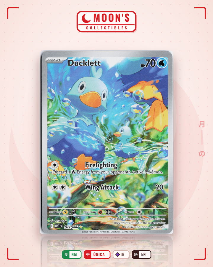 Ducklett · White Flare #109/086 · NM