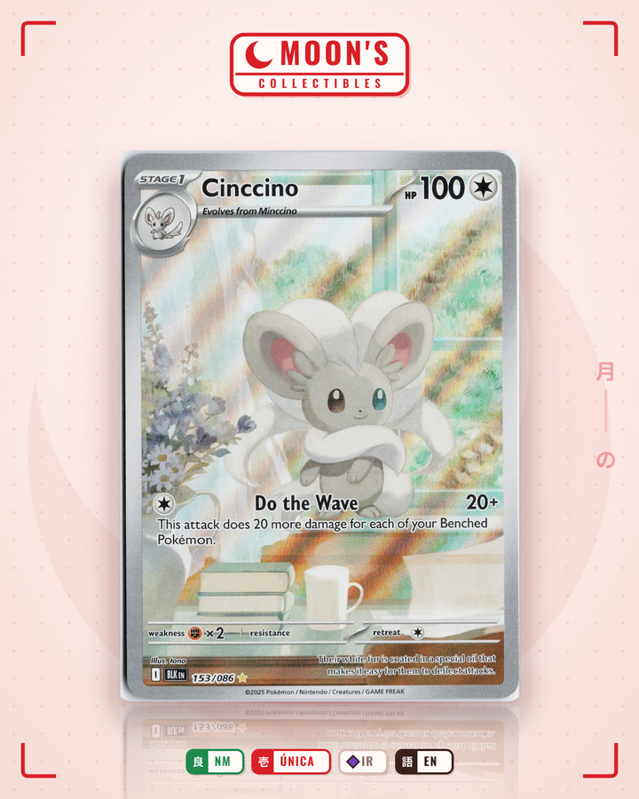 Cinccino · Black Bolt #153/086 · NM