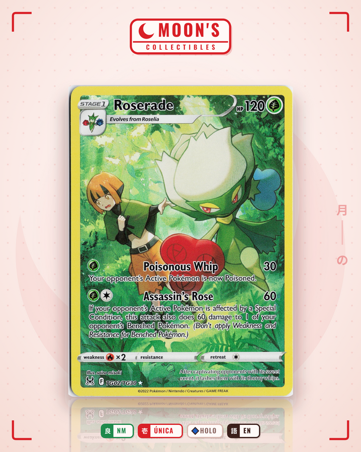 Roserade · Lost Origin Trainer Gallery #TG02/TG30 · NM