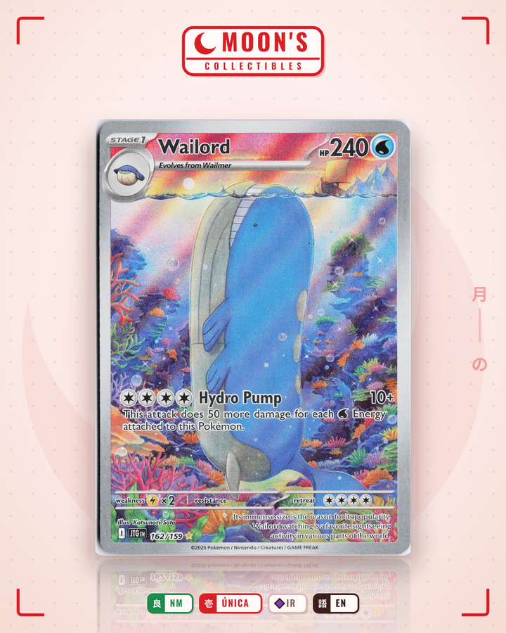 Wailord · Journey Together #162/159 · NM