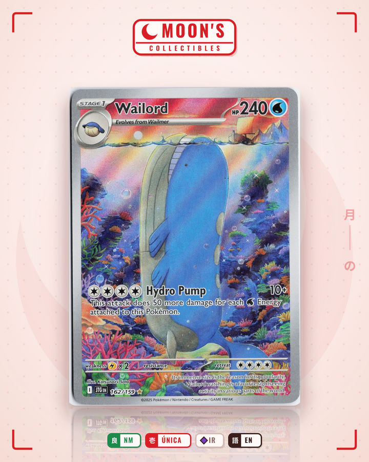 Wailord · Journey Together #162/159 · NM
