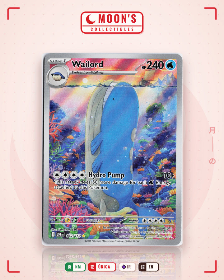 Wailord · Journey Together #162/159 · NM