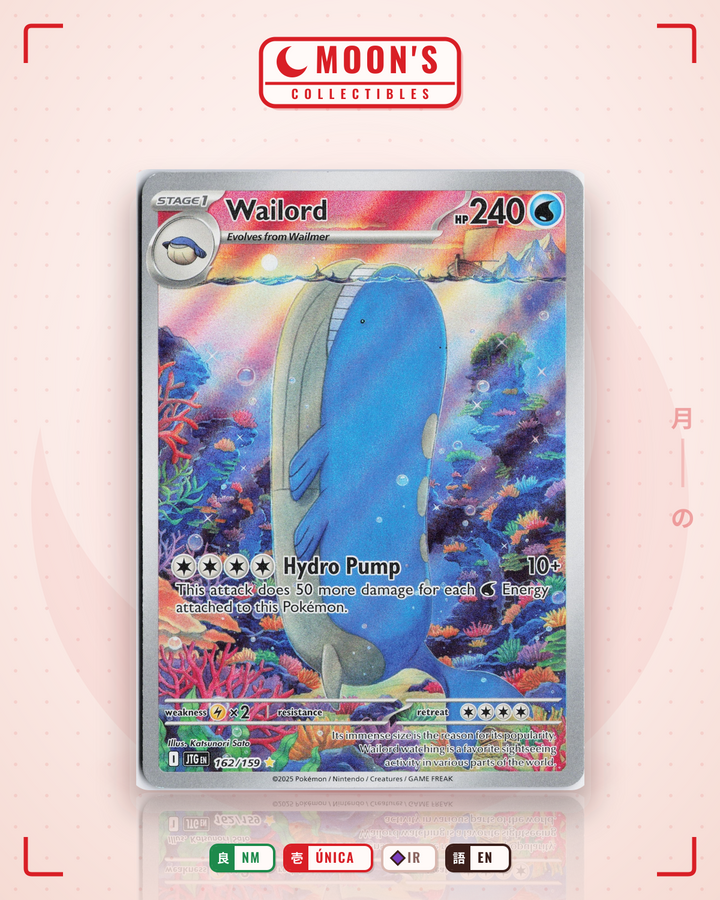 Wailord · Journey Together #162/159 · NM