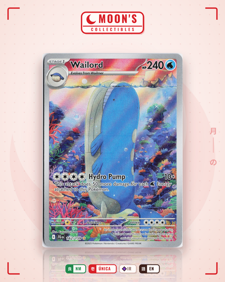 Wailord · Journey Together #162/159 · NM