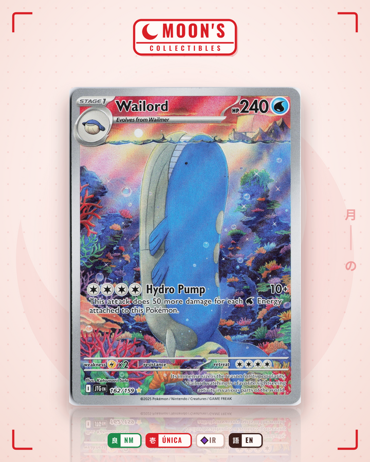 Wailord · Journey Together #162/159 · NM