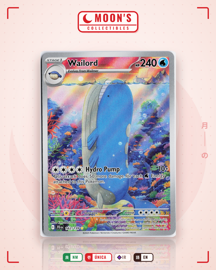 Wailord · Journey Together #162/159 · NM