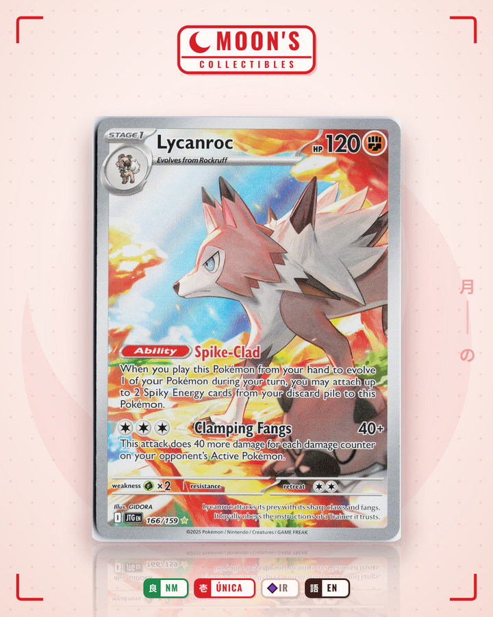 Lycanroc · Journey Together #166/159 · NM