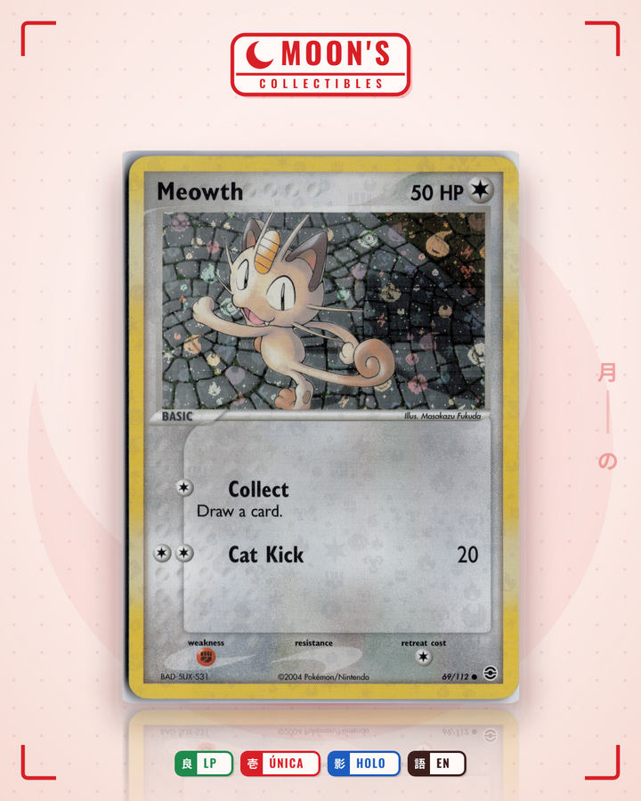 Meowth · FireRed & LeafGreen #69/112 · LP
