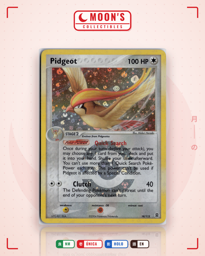 Pidgeot · FireRed & LeafGreen #10/112 · NM