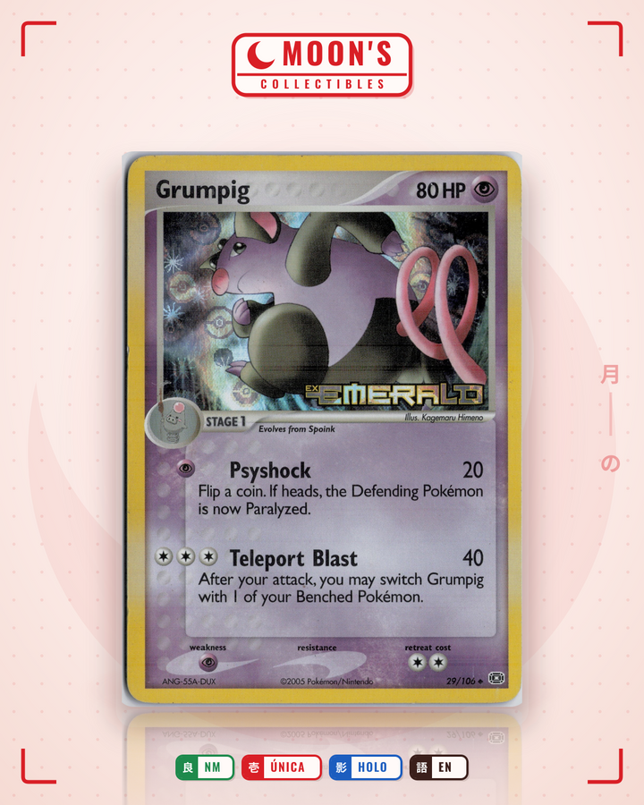 Grumpig · Emerald #29/106 · NM