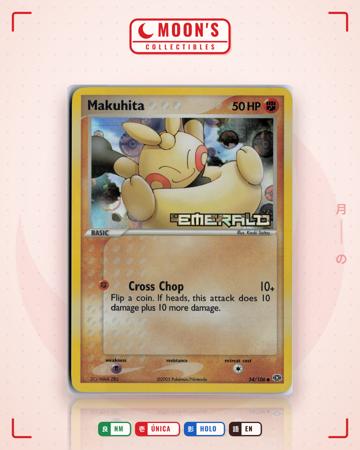Makuhita · Emerald #54/106 · NM