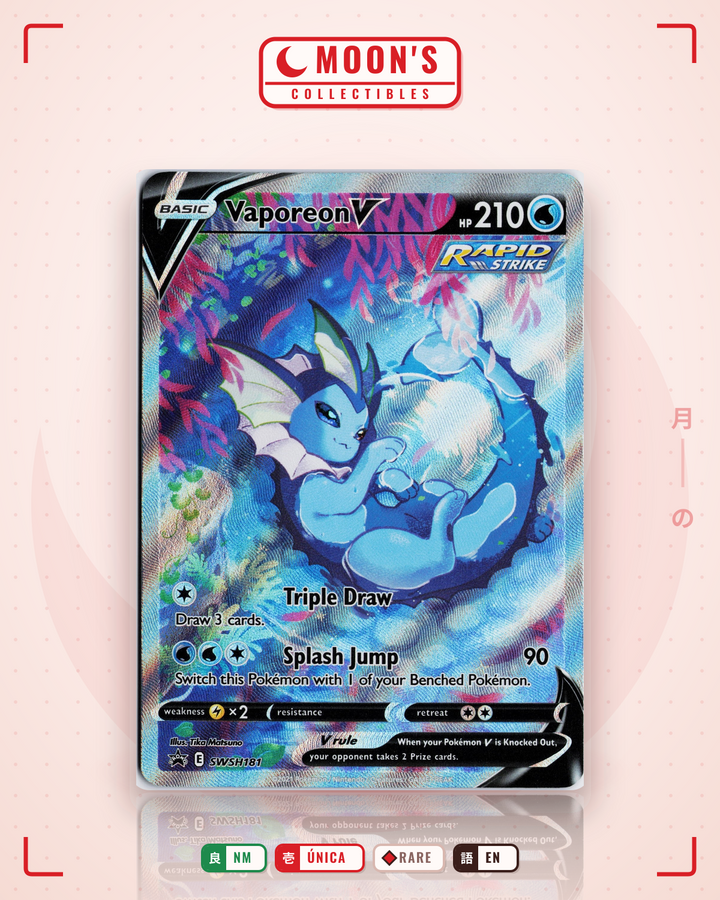 Vaporeon V · SWSH Black Star Promos #SWSH181 · NM