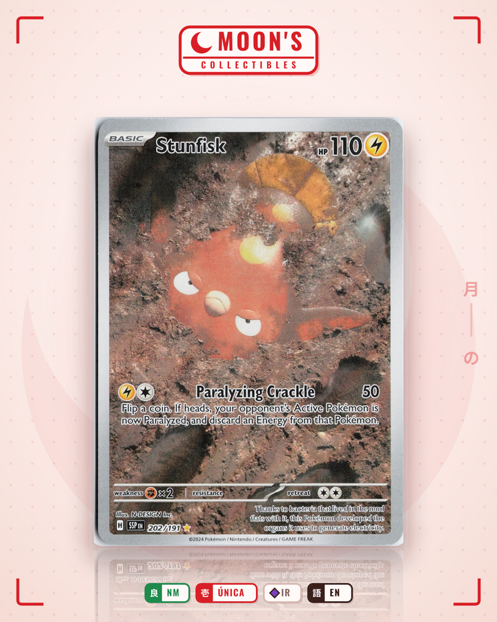 Stunfisk · Surging Sparks #202/191 · NM
