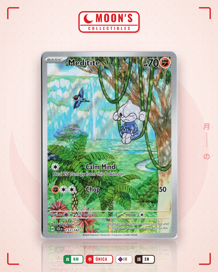 Meditite · Stellar Crown #153/142 · NM