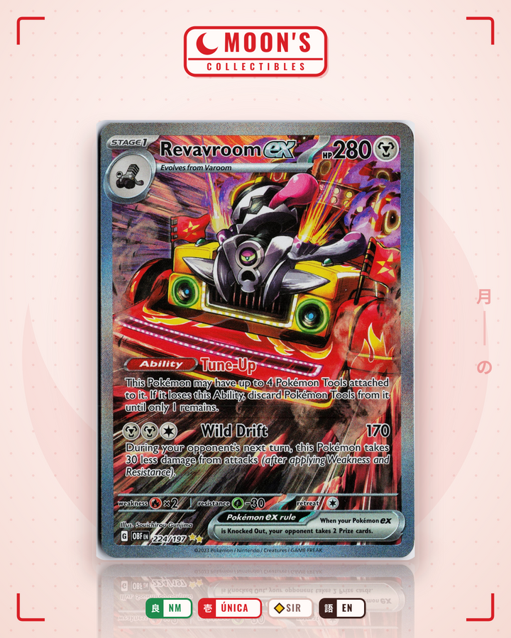Revavroom ex · Obsidian Flames #224/197 · NM