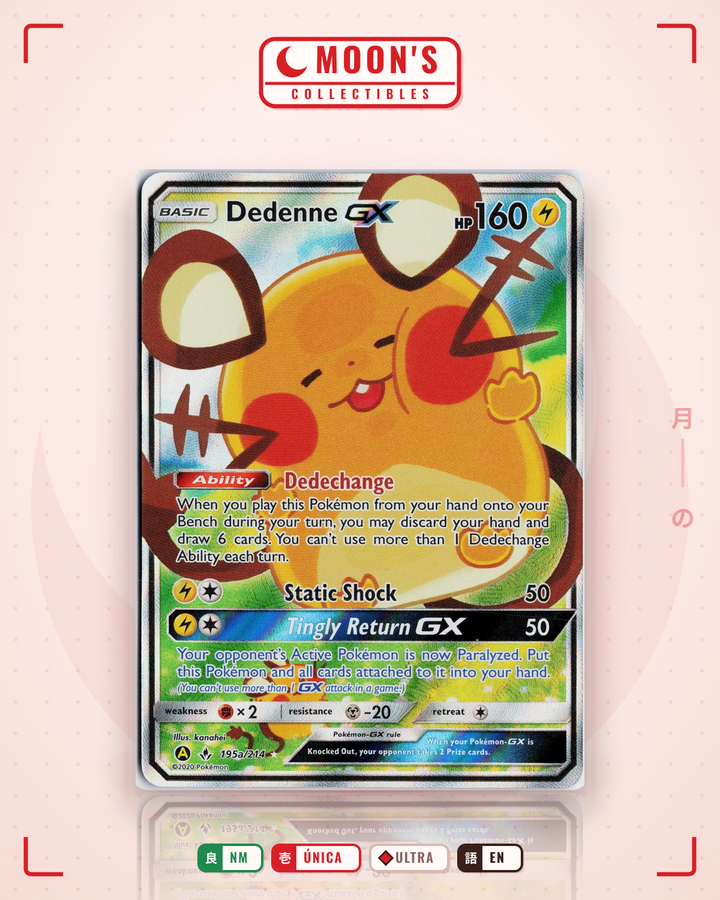 Dedenne-GX · Unbroken Bonds #195a/214 · NM