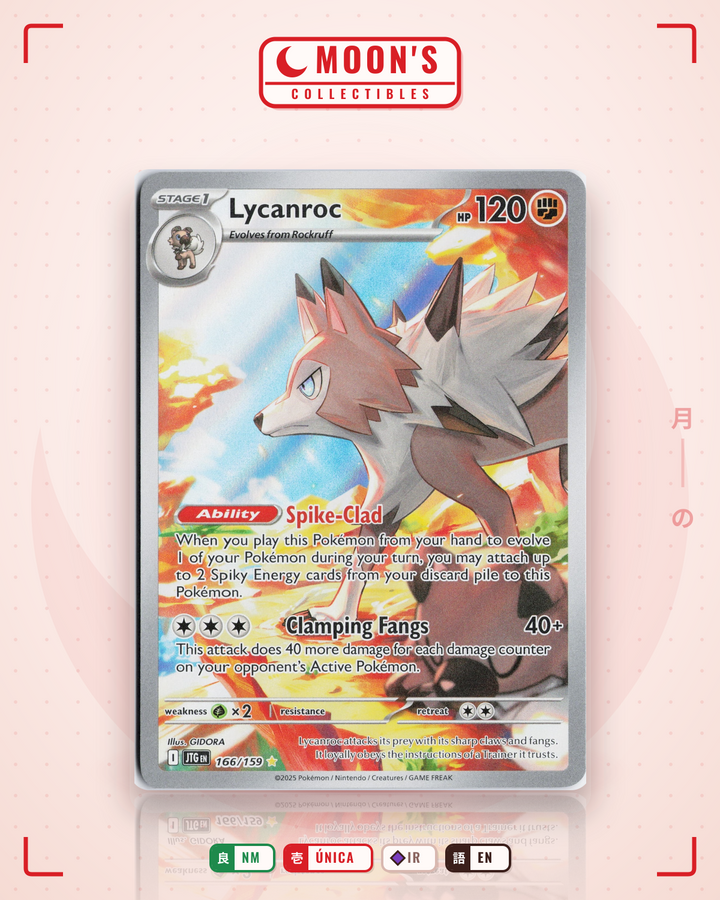 Lycanroc · Journey Together #166/159 · NM
