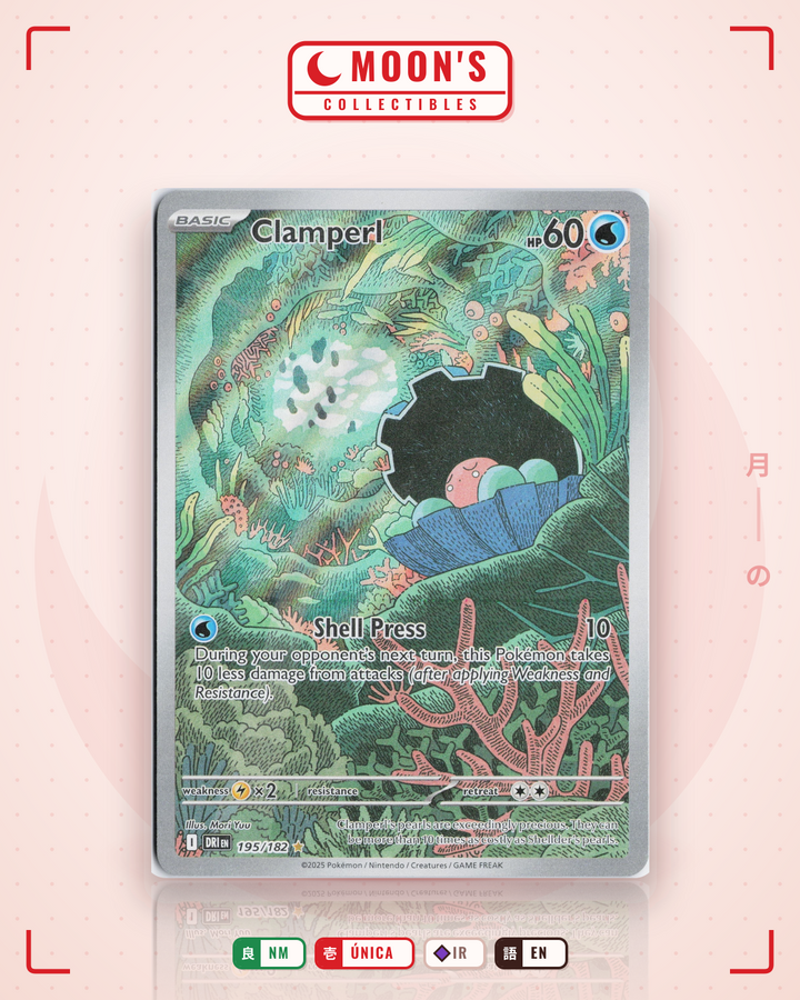 Clamperl · Destined Rivals #195/182 · NM