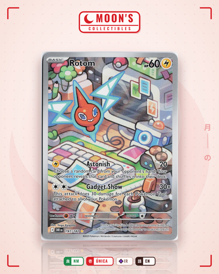 Rotom · Destined Rivals #197/182 · NM
