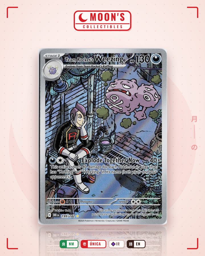 Team Rocket's Weezing · Destined Rivals #199/182 · NM