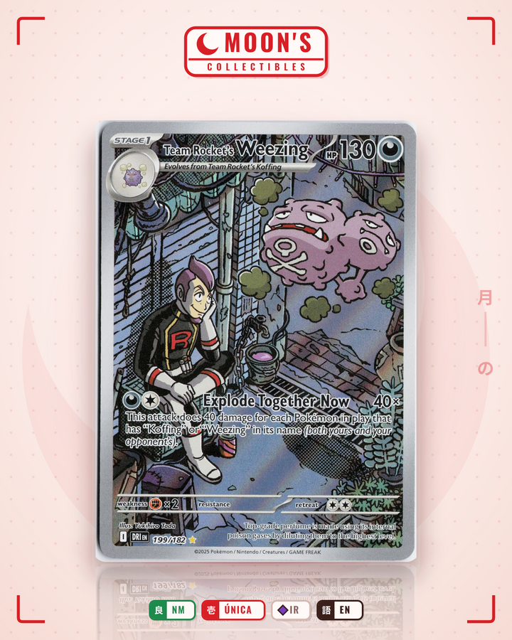Team Rocket's Weezing · Destined Rivals #199/182 · NM