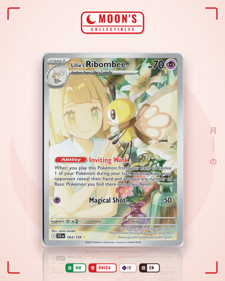 Lillie's Ribombee · Journey Together #164/159 · NM