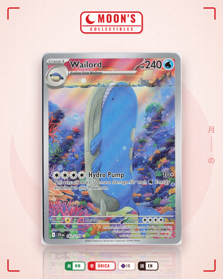Wailord · Journey Together #162/159 · NM