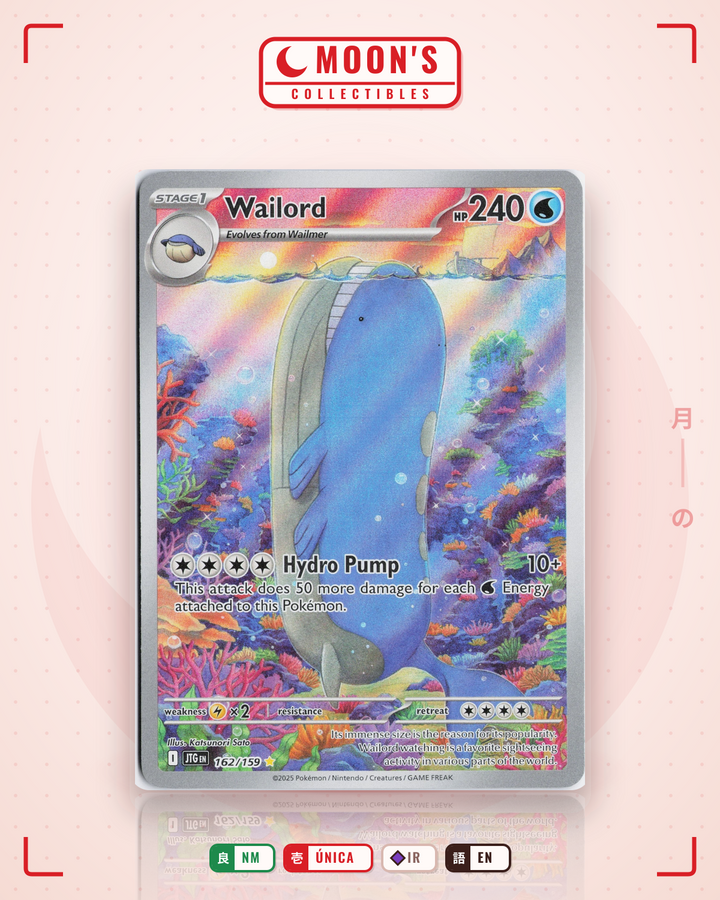 Wailord · Journey Together #162/159 · NM