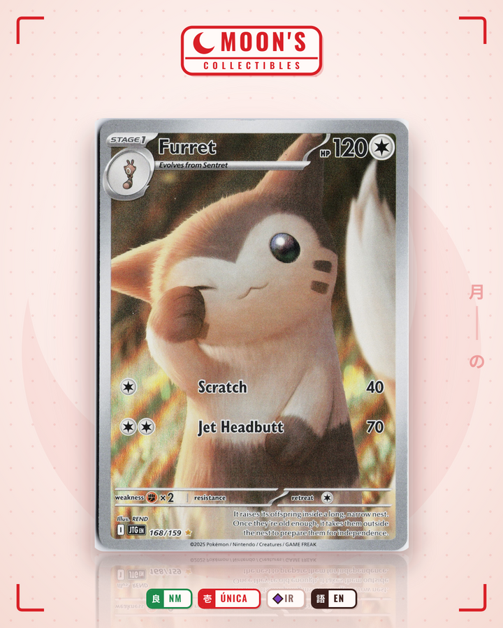 Furret · Journey Together #168/159 · NM