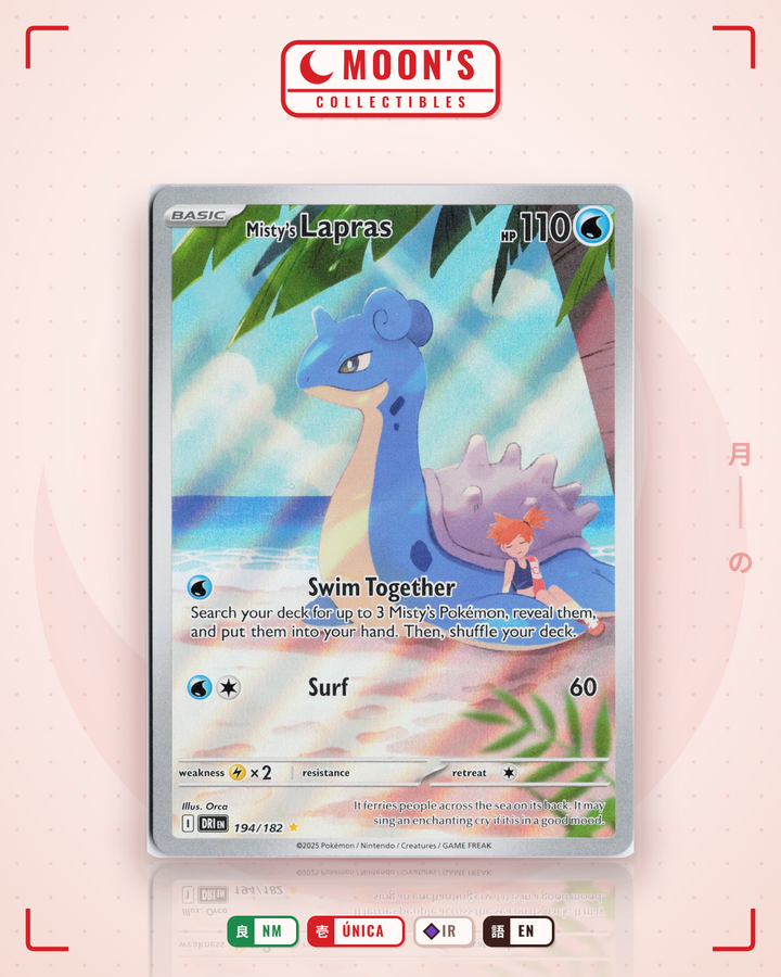 Misty's Lapras · Destined Rivals #194/182 · NM