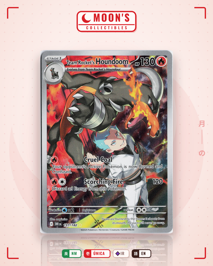 Team Rocket's Houndoom · Destined Rivals #191/182 · NM