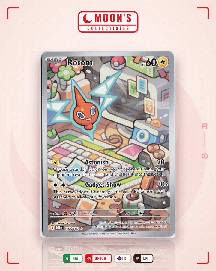 Rotom · Destined Rivals #197/182 · NM