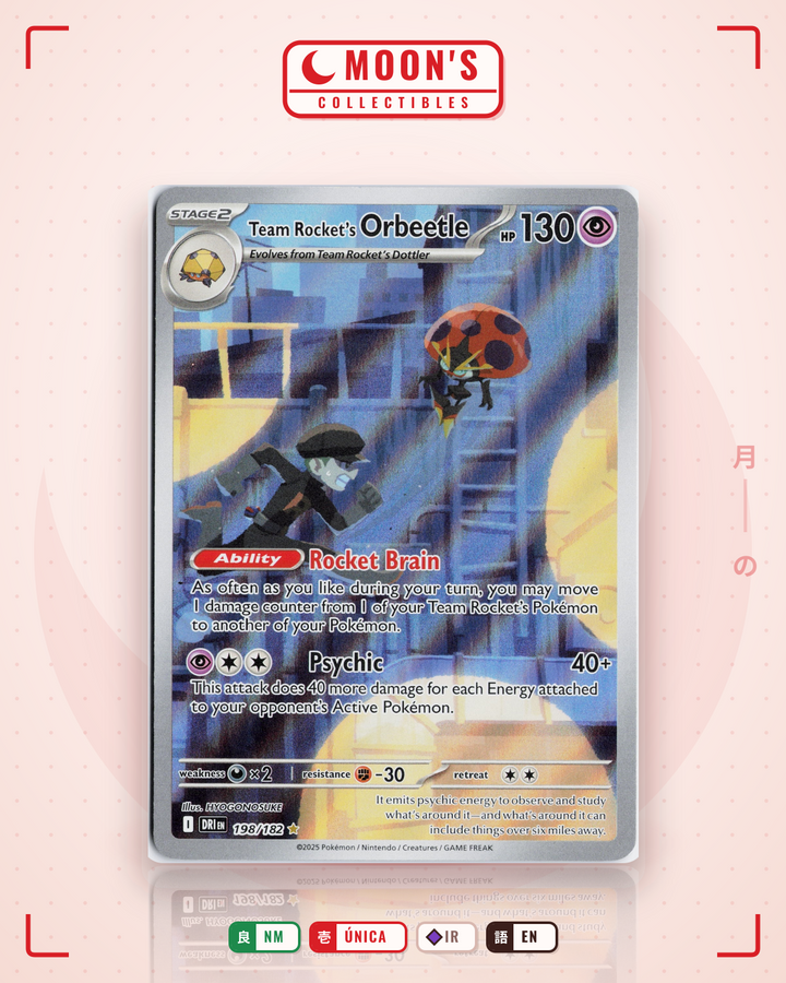 Team Rocket's Orbeetle · Destined Rivals #198/182 · NM