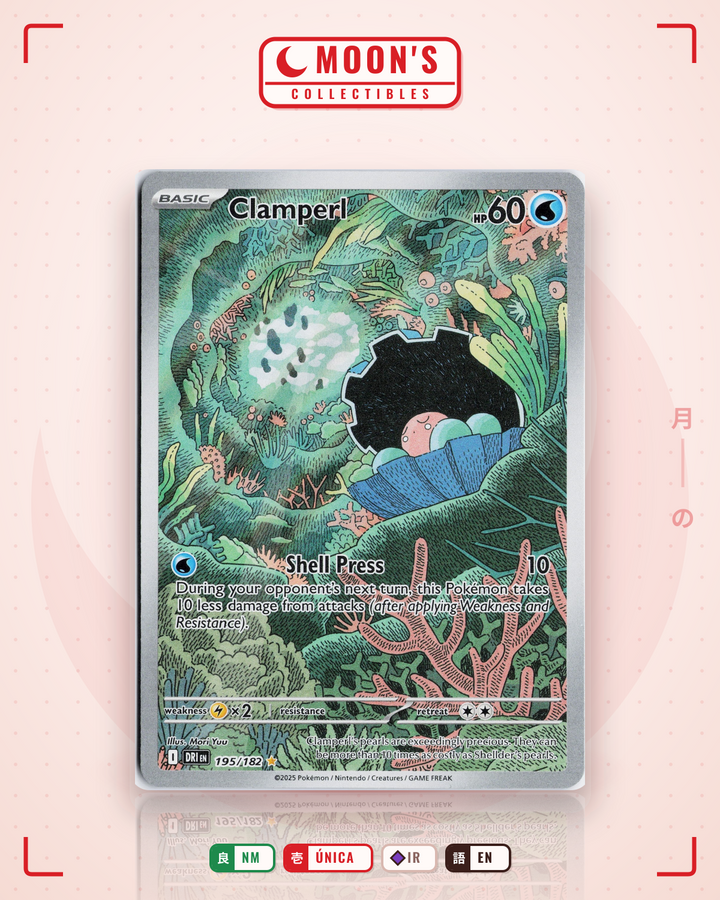 Clamperl · Destined Rivals #195/182 · NM