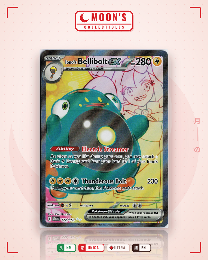 Iono's Bellibolt ex · Journey Together #172/159 · NM