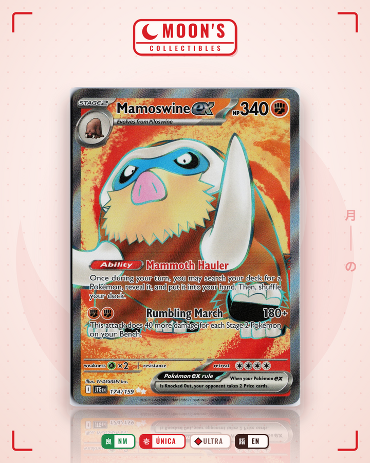 Mamoswine ex · Journey Together #174/159 · NM
