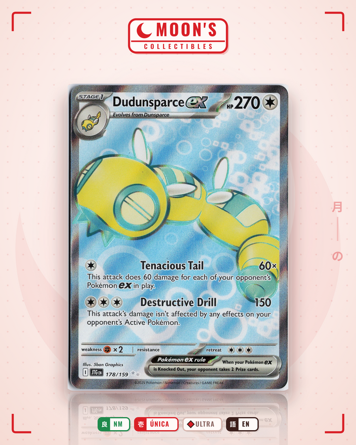 Dudunsparce ex · Journey Together #178/159 · NM