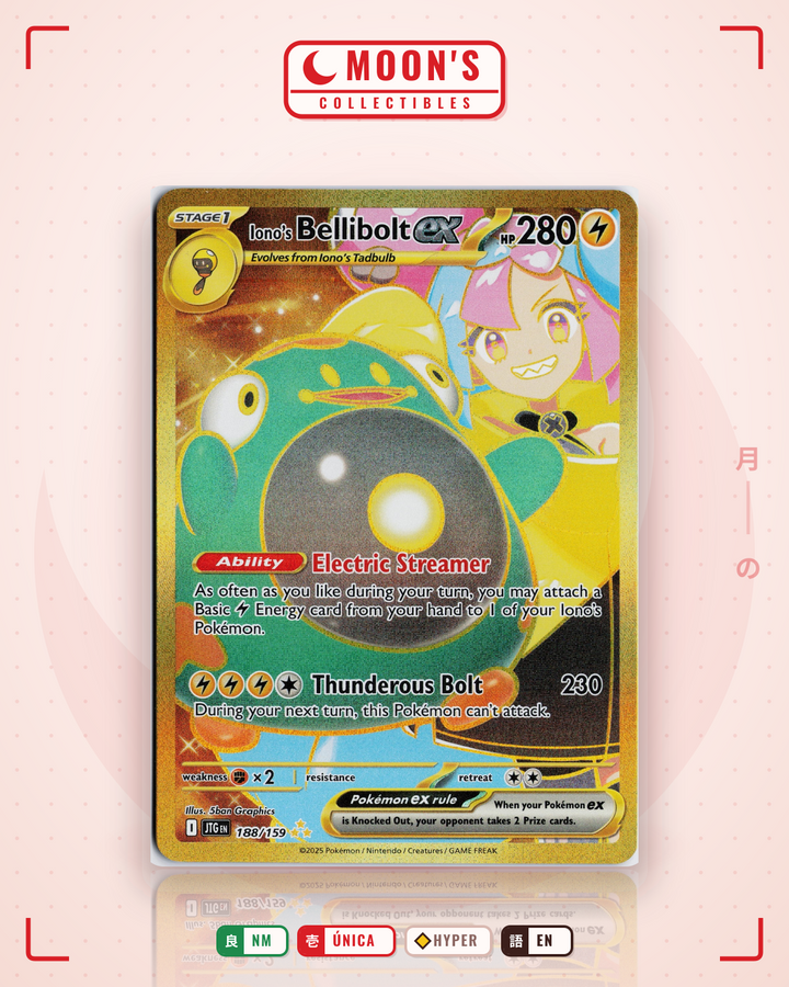 Iono's Bellibolt ex · Journey Together #188/159 · NM